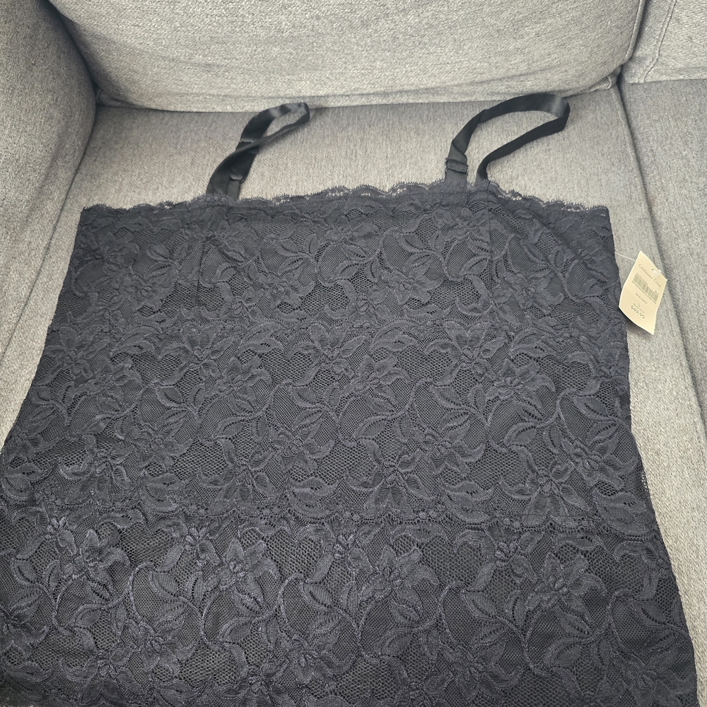 Coldwater Creek Black Lace Cami